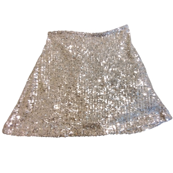 art class Other - Gold Lined  Sequin Girl's Skirt Size 6/6X